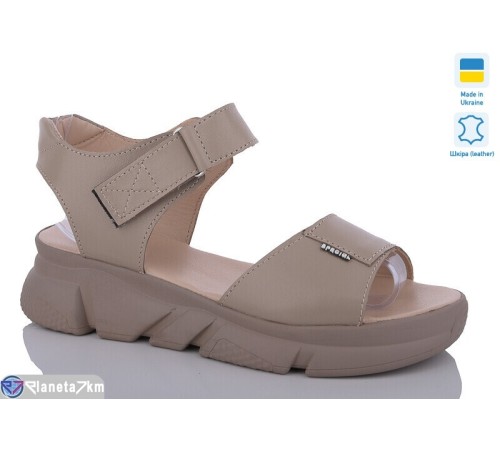 Босоніжки жіночі на літо (6 пар р.36-40) коричневий  "LIKA"