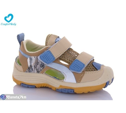 Сандалі дитячі на літо (8 пар р.32-37) бежевий "Comfort-baby" Сандалі дитячі на літо (8 пар р.32-37) бежевий "Comfort-baby"