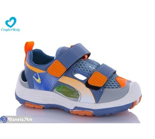 Сандалі дитячі на літо (8 пар р.33-37) синій  "Comfort-baby"
