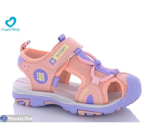 Дитячі босоніжки на літо (7 пар р.33-37) рожевий "Comfort-baby" Дитячі босоніжки на літо (7 пар р.33-37) рожевий "Comfort-baby"