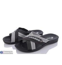 Шлепки чоловічі на літо (6 пар р.41-46) чорний  "MURMUR"