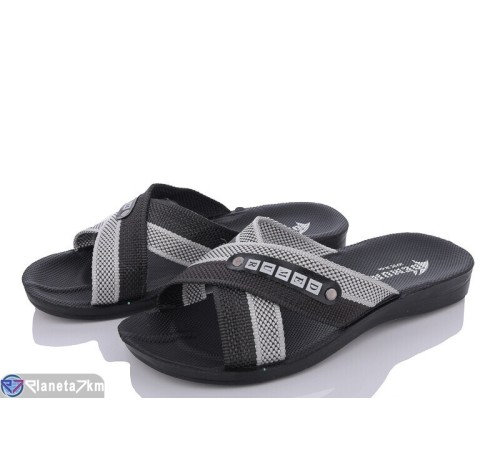 Шлепки чоловічі на літо (6 пар р.41-46) чорний  "MURMUR"