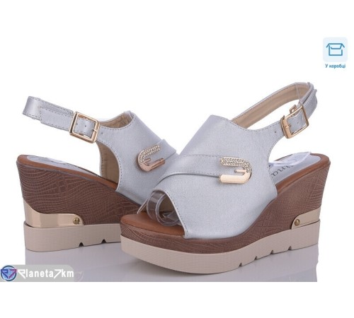 Босоніжки жіночі на літо (8 пар р.36-40) срібний "YAMMI SHOES" Босоніжки жіночі на літо (8 пар р.36-40) срібний "YAMMI SHOES"