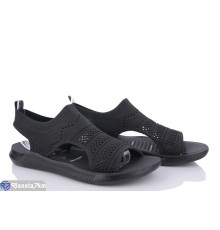 Босоніжки жіночі на літо (6 пар р.41-43) чорний  "DIXA"