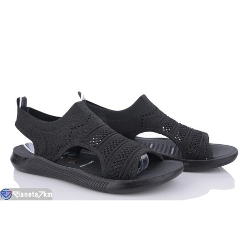 Босоніжки жіночі на літо (6 пар р.41-43) чорний  "DIXA"