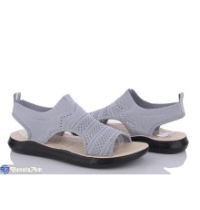 Босоніжки жіночі на літо (6 пар р.41-43) сірий  "DIXA"