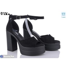 Босоніжки жіночі на літо (6 пар р.36-40) чорний  "Vika"