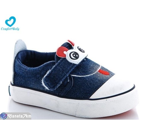 Дитячі кеди на весну/осінь (7 пар р.20-25) синій "Comfort-baby" Дитячі кеди на весну/осінь (7 пар р.20-25) синій "Comfort-baby"