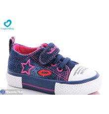 Дитячі кеди на весну/осінь (7 пар р.20-25) синій  "Comfort-baby"