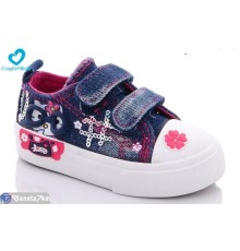 Дитячі кеди на весну/осінь (7 пар р.20-25) синій  "Comfort-baby"