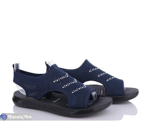 Босоніжки жіночі на літо (8 пар р.36-41) синій  "DIXA"