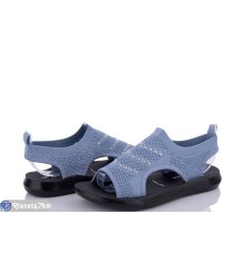 Босоніжки жіночі на літо (8 пар р.36-41) блакитний  "DIXA"