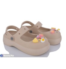 Кроки жіночі на літо (8 пар р.35-40) коричневий  "LULI"