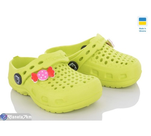 Кроки дитячі на літо (8 пар р.20-27) зелений  "Ladmir"