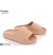 Шлепки жіночі на літо (8 пар р.37-41) коричневий  "Dageni"