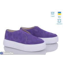 Сліпони жіночі на весну/осінь (6 пар р.36-40) фіолетовий  "GARRA"