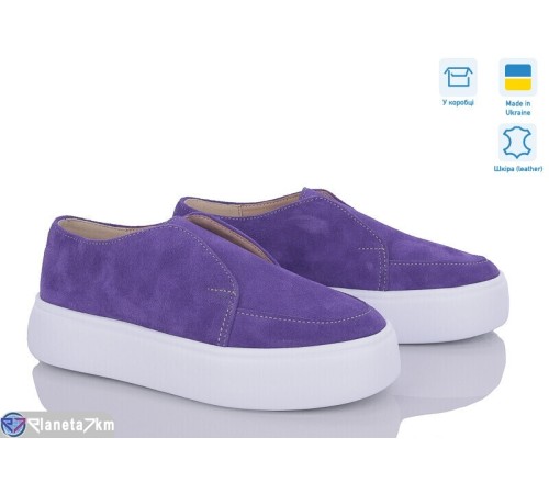 Сліпони жіночі на весну/осінь (6 пар р.36-40) фіолетовий  "GARRA"