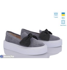 Сліпони жіночі на весну/осінь (6 пар р.36-40) сірий  "GARRA"