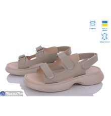 Босоніжки жіночі на літо (6 пар р.36-40) коричневий  "Linda"