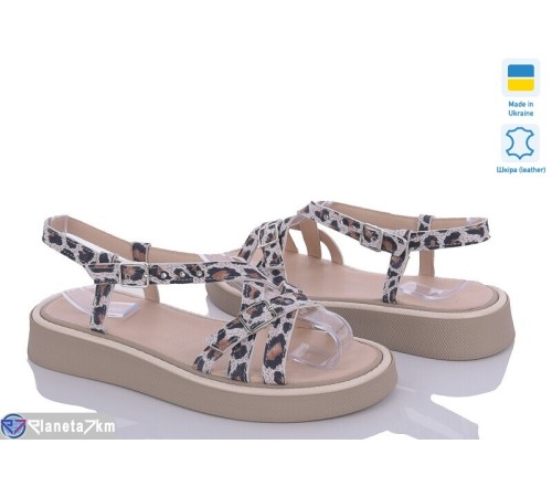 Босоніжки жіночі на весну/осінь (6 пар р.36-40) бежевий  "GARRA"