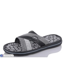 Шлепки чоловічі на літо (8 пар р.41-46) сірий  "Korka"