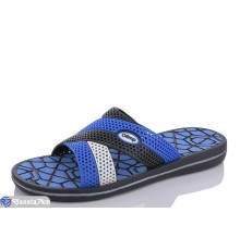 Шлепки чоловічі на літо (8 пар р.41-46) синій  "Korka"