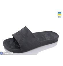 Шлепки чоловічі на літо (6 пар р.40-46) чорний  "Melinda"