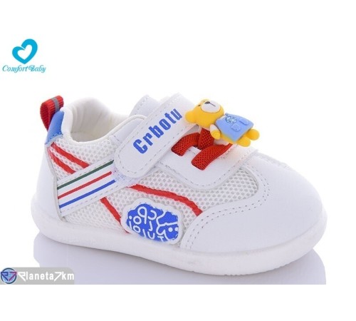Дитячі кросівки на весну/осінь (6 пар р.16-20) білий "Comfort-baby" Дитячі кросівки на весну/осінь (6 пар р.16-20) білий "Comfort-baby"