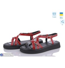 Босоніжки жіночі на літо (6 пар р.36-40) червоний  "GARRA"