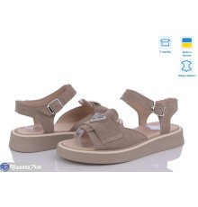 Босоніжки жіночі на літо (6 пар р.36-40) коричневий  "GARRA"