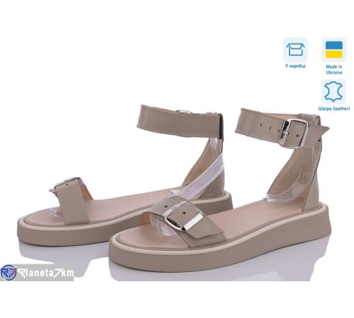 Босоніжки жіночі на літо (6 пар р.36-40) коричневий  "GARRA"