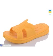 Шлепки дитячі на літо (8 пар р.26-33) жовтий  "LINKA"