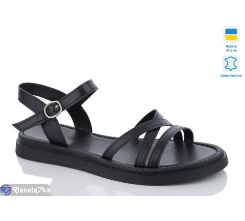 Босоніжки жіночі на літо (6 пар р.37-41) чорний  "LIKA"