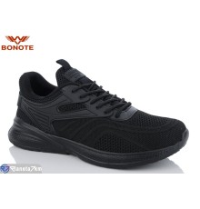 Кросівки чоловічі на весну/осінь (8 пар р.41-46) чорний  "Bonote"