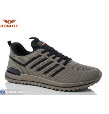 Кросівки чоловічі на весну/осінь (8 пар р.41-46) коричневий  "Bonote"