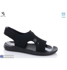 Босоніжки жіночі на літо (8 пар р.36-41) чорний  "Red Sun"