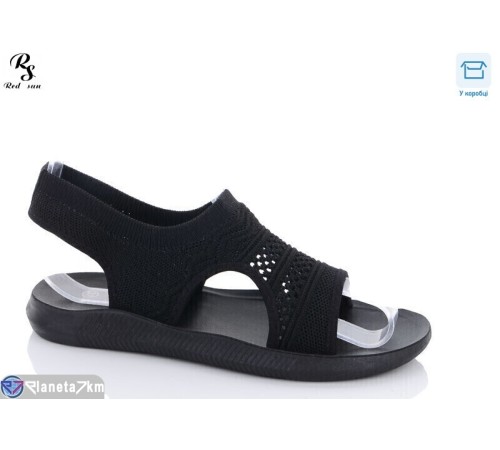 Босоніжки жіночі на літо (8 пар р.36-41) чорний  "Red Sun"