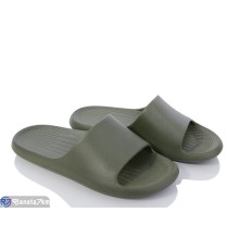 Шлепки чоловічі на літо (8 пар р.40-45) зелений  "LULI"
