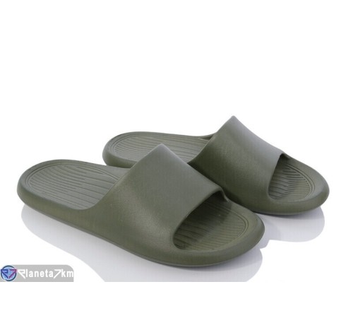 Шлепки чоловічі на літо (8 пар р.40-45) зелений  "LULI"