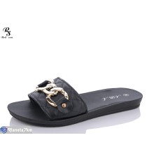 Шлепки жіночі на літо (8 пар р.36-41) чорний  "Red Sun"