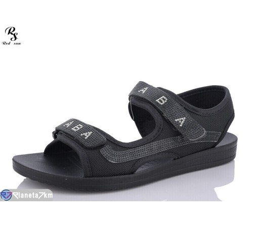 Босоніжки жіночі на літо (8 пар р.36-41) чорний  "Red Sun"