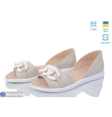 Шлепки жіночі на літо (6 пар р.36-40) бежевий  "GARRA"