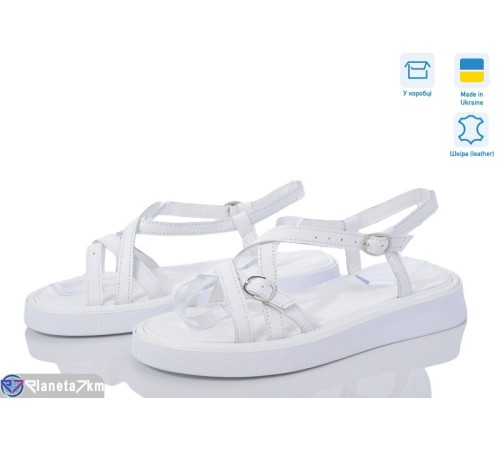 Босоніжки жіночі на літо (6 пар р.36-40) білий  "GARRA"