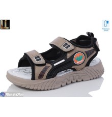 Сандалі дитячі на літо (8 пар р.32-37) коричневий  "Lilin"