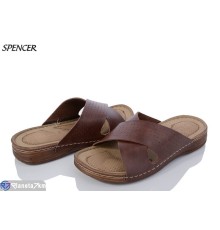 Шлепки чоловічі на літо (6 пар р.40-44) коричневий  "Spencer"