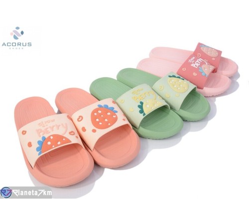 Шлепки жіночі на літо (10 пар р.36-41) мікс  "Acorus"