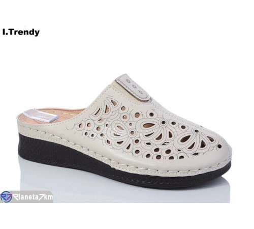 Шлепки жіночі на літо (8 пар р.37-42) бежевий  "Trendy"