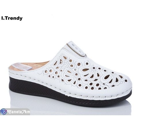 Шлепки жіночі на літо (8 пар р.37-42) білий  "Trendy"
