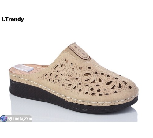 Шлепки жіночі на літо (8 пар р.37-42) бежевий  "Trendy"