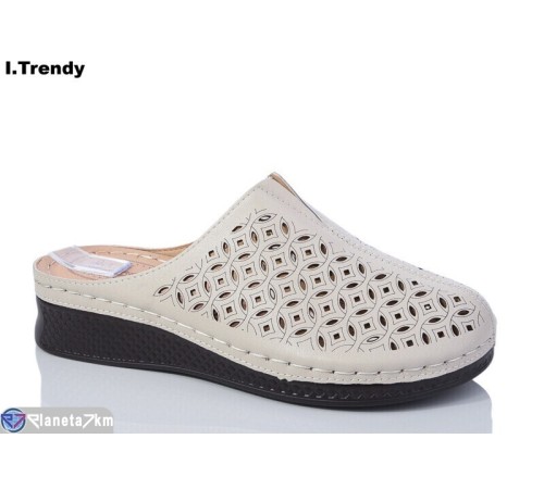 Шлепки жіночі на літо (8 пар р.37-42) бежевий  "Trendy"